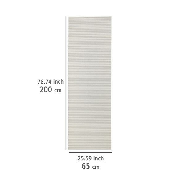 Beżowy dywanik łazienkowy Wenko Soft Foam, 65x200 cm-image-4
