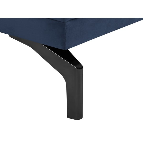 Ciemnoniebieska sofa z czarną konstrukcją Windsor & Co Sofas Jupiter-image-4