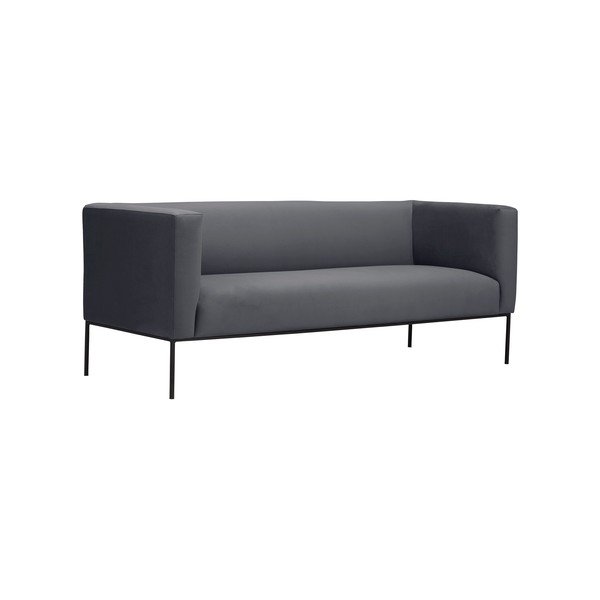 Ciemnoszara sofa Windsor & Co Sofas Neptune, 195 cm-image-2