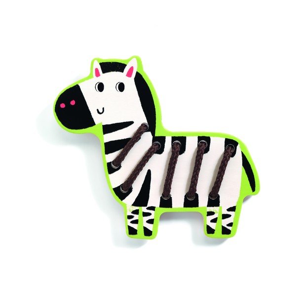 Drewniane zwierzątka do wyszywania dla dzieci Djeco Dżungla-image-3