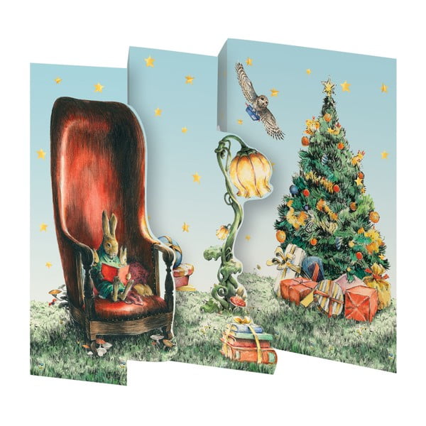 Kartki świąteczne zestaw 5 szt. Mondoodle – Roger la Borde