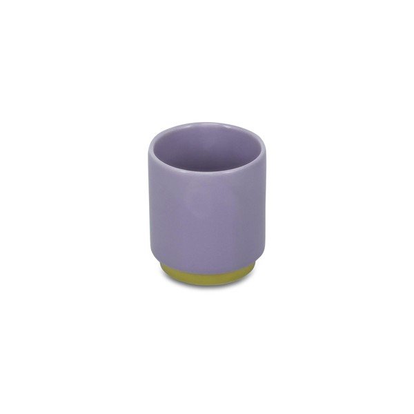 Zielona/fioletowa kamionkowa filiżanka 270 ml Duo – ONA-image-2
