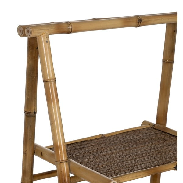Bambusowy regał w naturalnym kolorze 48x100x45 cm Manali – Ixia-image-3