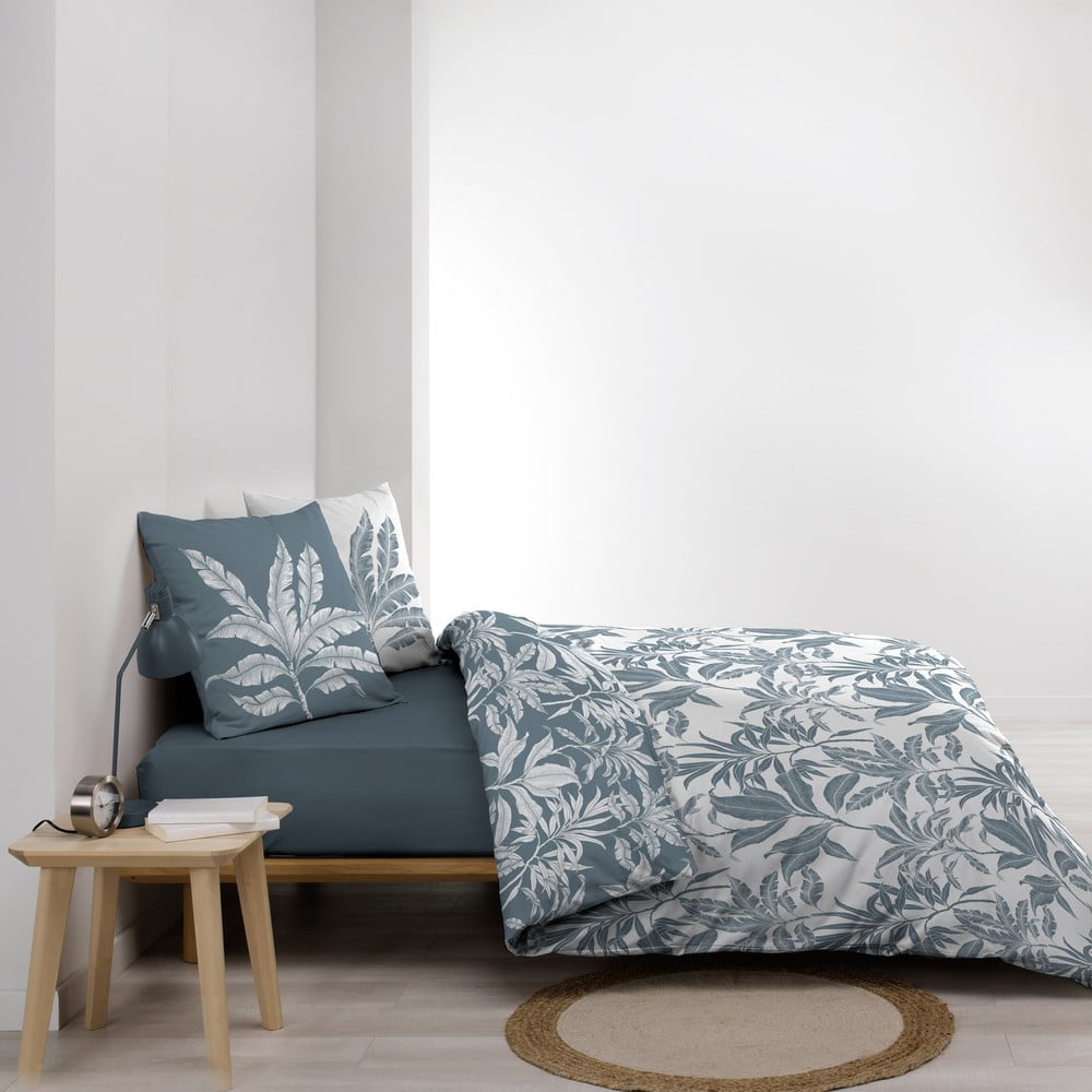 Biało-niebieska bawełniana pościel dwuosobowa 240x220 cm Hera – douceur d'intérieur (zdjęcie 7)