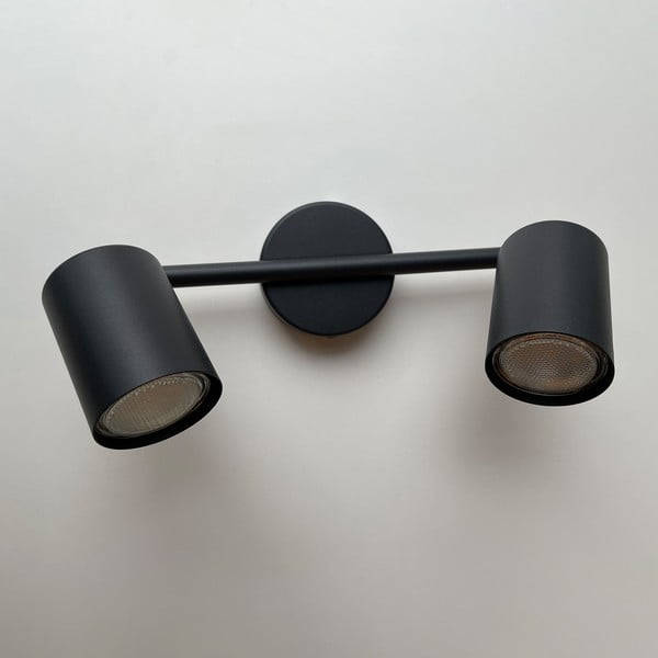 Czarna metalowa lampa punktowa LED 8x30 cm Vano – Fischer & Honsel-image-3