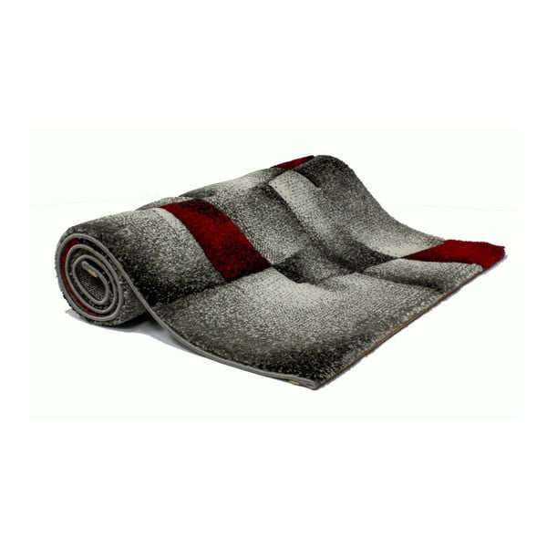 Czerwono-szary Dywan Universal Malmo, 140x200 cm-image-2