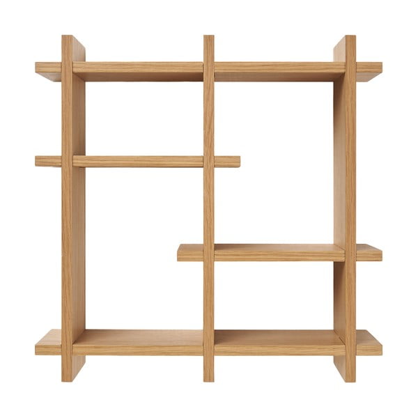 Wielopoziomowa półka w dekorze dębu w naturalnym kolorze 40 cm Olsberg – House Nordic