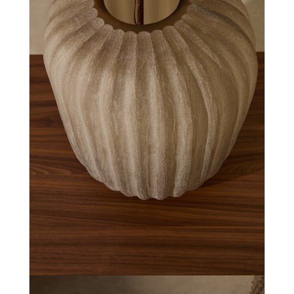 Beżowy szklany wazon (wysokość 27 cm) Lumia – Kave Home-image-1