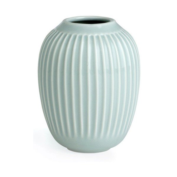 Miętowy kamionkowy wazon Kähler Design Hammershoi, wys. 10 cm