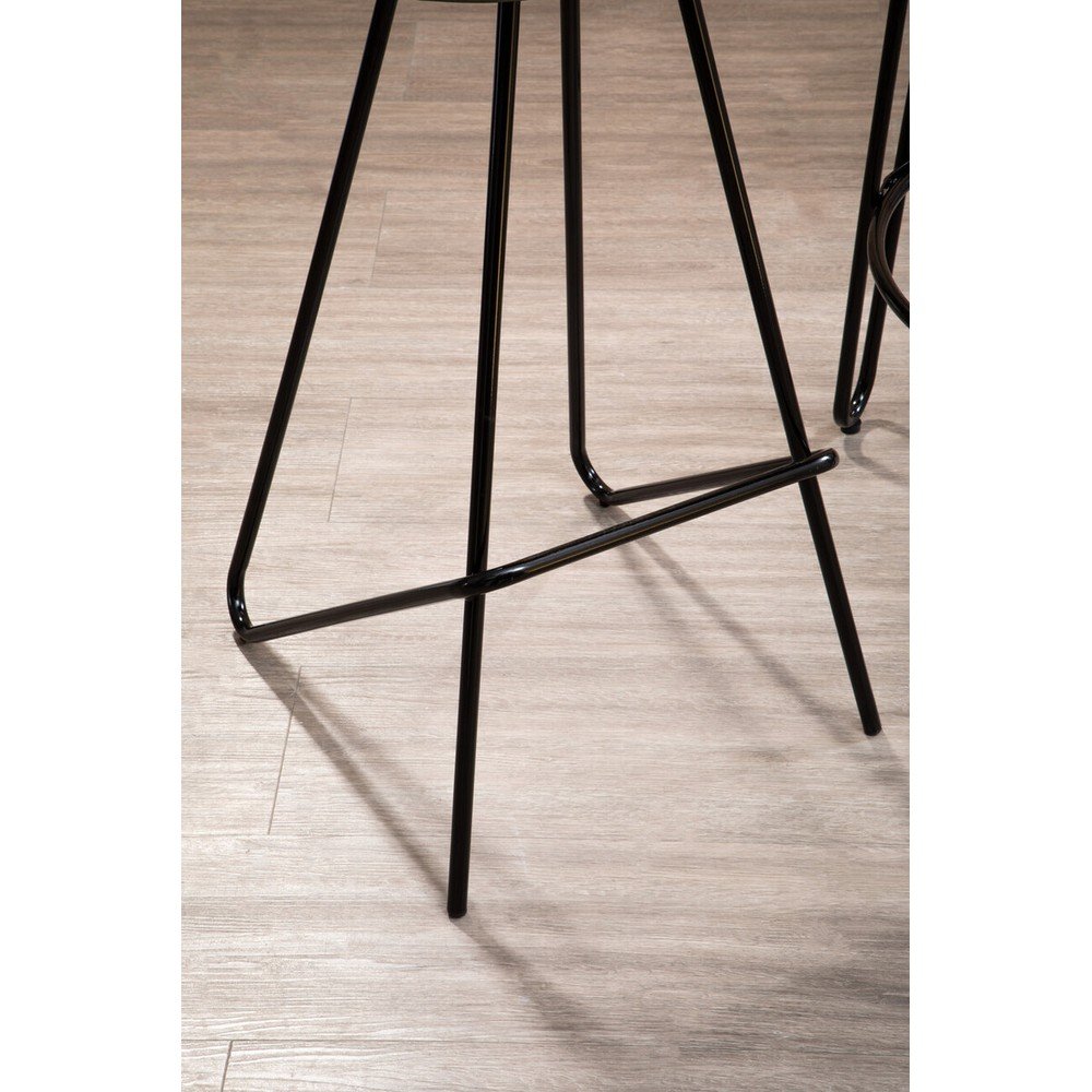 Brązowy/w naturalnym kolorze hoker z litego drewna wiązu (wysokość siedziska 78 cm) District – Premier Housewares (zdjęcie 10)