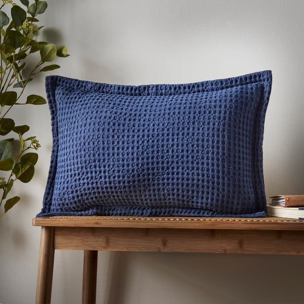 Bawełniana poduszka dekoracyjna 30x50 cm Jaipur Chunky Waffle – Pineapple Elephant-image-1