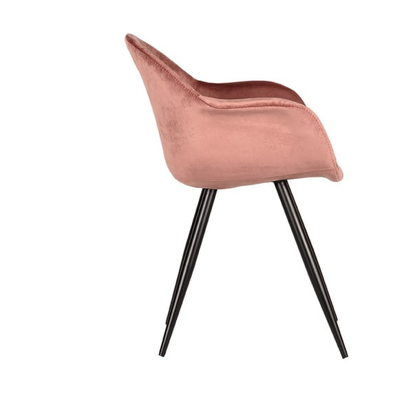 Jasnoróżowe aksamitne krzesła zestaw 2 szt. Forli – LABEL51-image-2