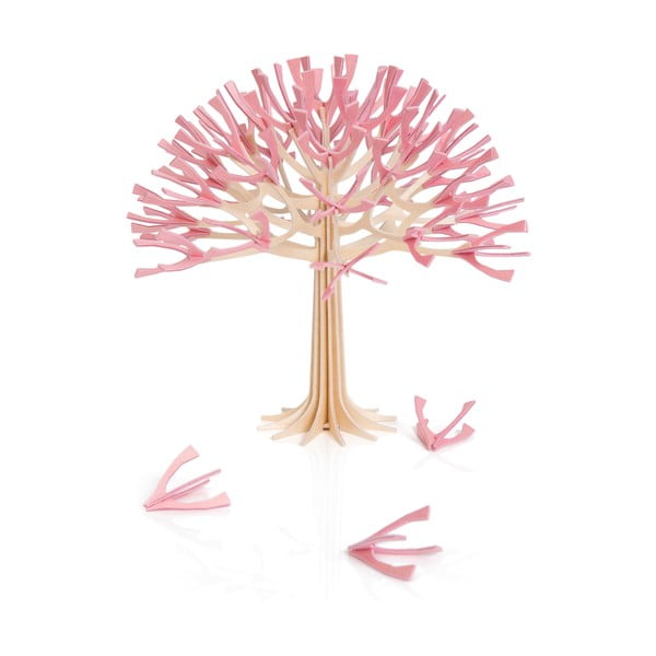 Składana dekoracja Lovi Season Tree Cherry Pink, 22 cm