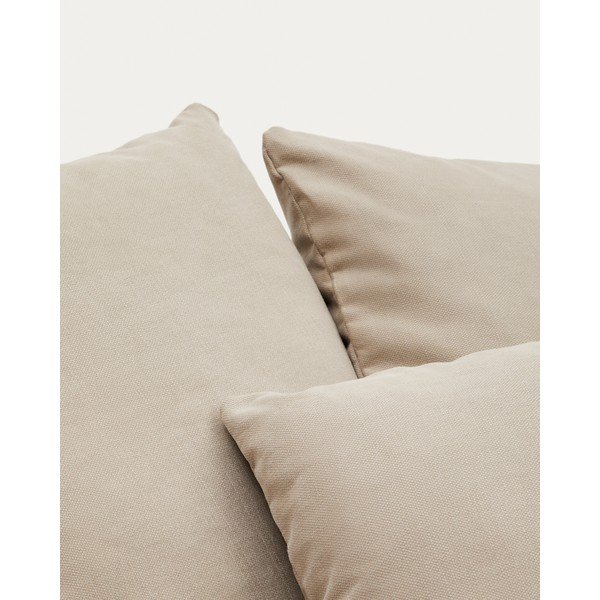 Beżowy lniany fotel Nora – Kave Home-image-1