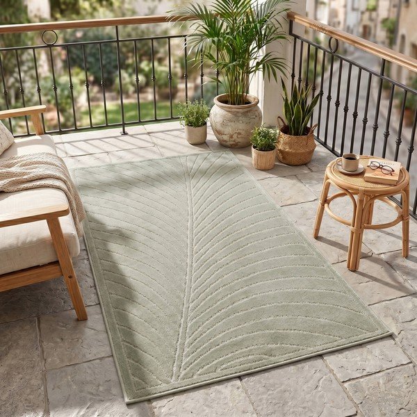 Zielony chodnik odpowiedni na zewnątrz 80x250 cm Nova 1204 – Ayyildiz Carpets-image-1