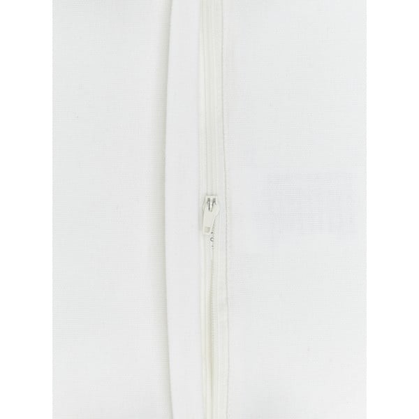 Biała bawełniana dekoracyjna poszewka na poduszkę Westwing Collection Shylo, 40x40 cm-image-2