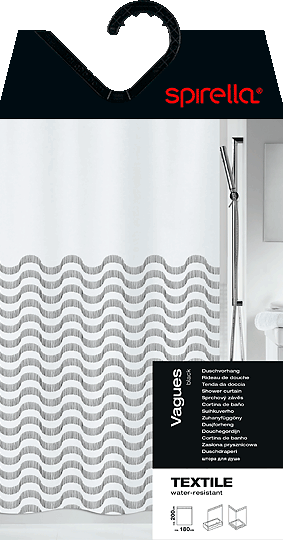 Zasłona prysznicowa 180x200 cm Trento – Spirella-image-2