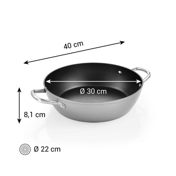 Patelnia aluminiowa z powłoką nieprzywierającą ø 30 cm GrandChef+ – Tescoma-image-1