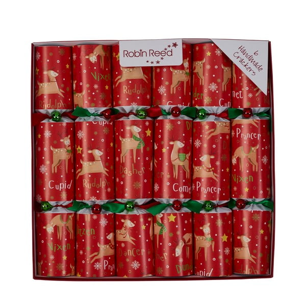 Crackery świąteczne zestaw 6 szt. Rudolph & Friends – Robin Reed