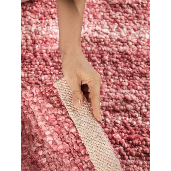 Ciemnoróżowy dywan z materiału bouclé tkany ręcznie 160x230 cm Notting Hill Portobello – Ted Baker-image-3