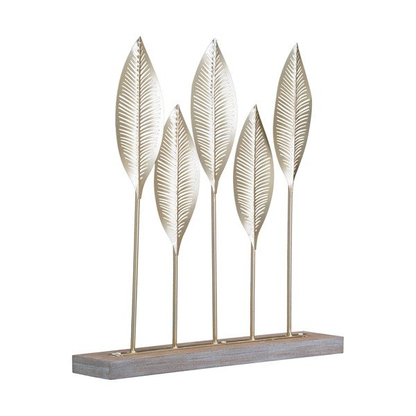 Figurka dekoracyjna w kolorze złota Mauro Ferretti Shot Leaf-image-2