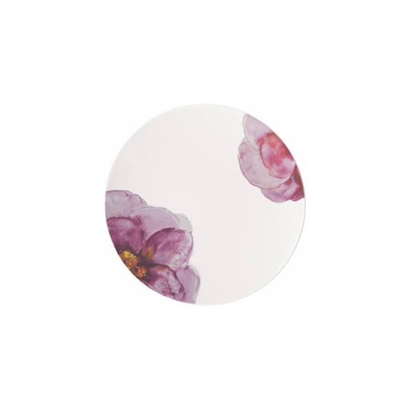 Biało-różowy porcelanowy talerz ø 31,8 cm Rose Garden − Villeroy&Boch
