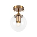 Lampa sufitowa w kolorze mosiądzu ze szklanym kloszem ø 15 cm Atmaca – Opviq lights