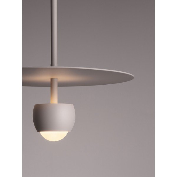 Beżowa aluminiowa lampa wisząca LED ø 30 cm Edem – Nova Luce-image-1