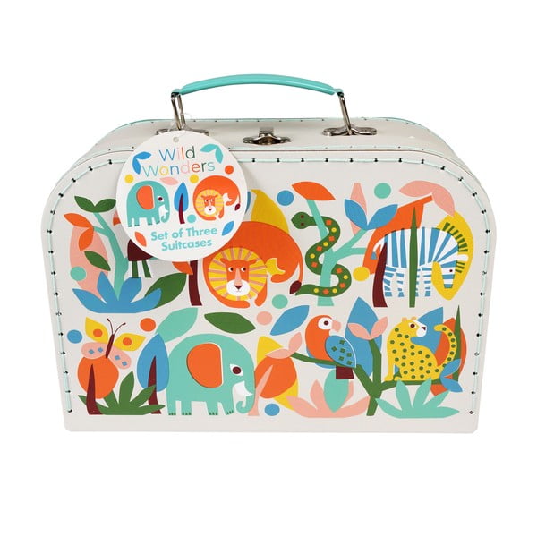 Walizki dziecięce zestaw 3 szt. Wild Wonders – Rex London-image-2