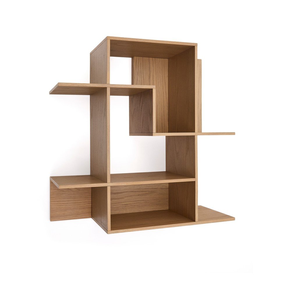 Modułowy system półek w dekorze dębu w naturalnym kolorze 80x80x25 cm Ina – Kave Home