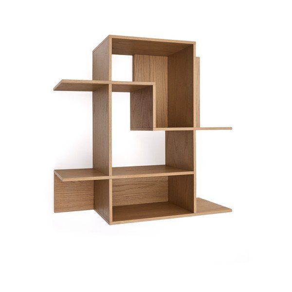 Modułowy system półek w dekorze dębu w naturalnym kolorze 80x80x25 cm Ina – Kave Home