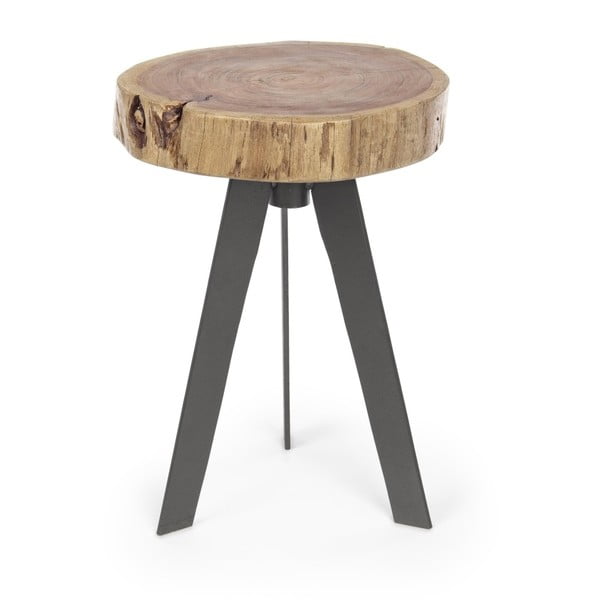 Stolik z drewna akacjowego Bizzotto Aron, Ø 32 cm