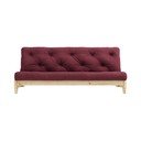 Sofa rozkładana Karup Design Fresh Natural Clear/Bordeaux