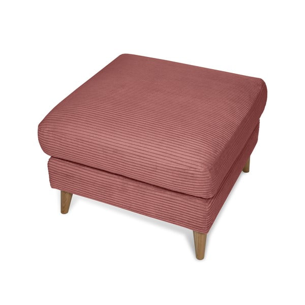 Różowy sztruksowy podnóżek Paris – Scandic-image-3