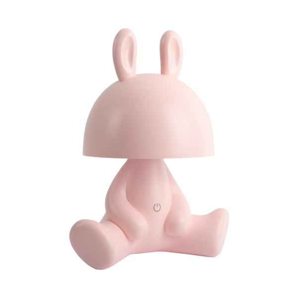 Jasnoróżowa lampa dziecięca Bunny – Leitmotiv