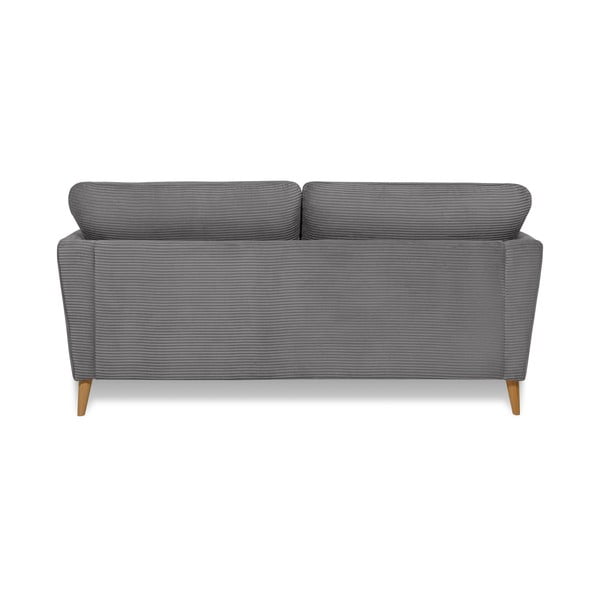 Ciemnoszara sztruksowa sofa 170 cm Paris – Scandic-image-3