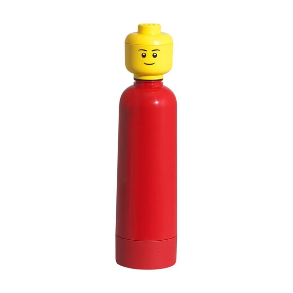 Butelka Lego, czerwona