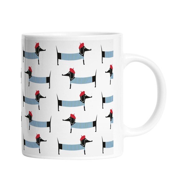 Ceramiczny kubek French Dachshunds, 330 ml-image-2