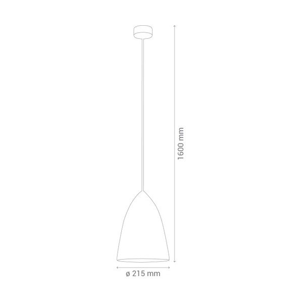 Żółta lampa wisząca SULION Glassy-image-1