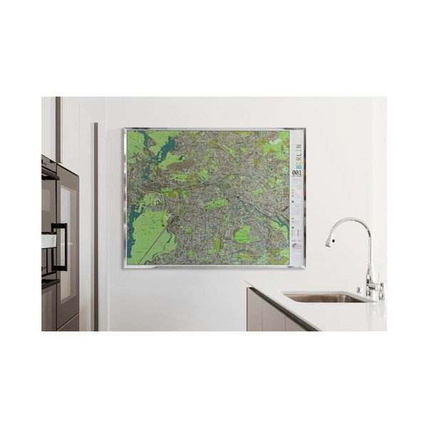 Magnetyczna mapa Berlina The Future Mapping Company Berlin, 196x100 cm-image-3