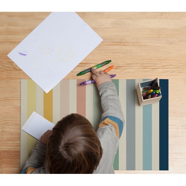 Beżowa mata stołowa The Wild Hug Stripes, 55 x 35 cm-image-1