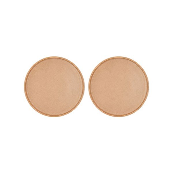 Beżowe porcelanowe talerzyki deserowe zestaw 2 szt. ø 20,8 cm Fjord – Villa Collection-image-2