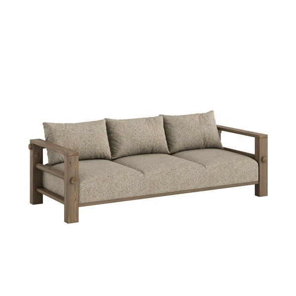 Szara sofa 225 cm Bare – Karup