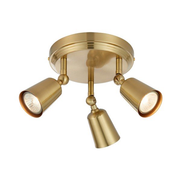 Lampa sufitowa z elastyczną konstrukcją w kolorze mosiądzu TIny – Markslöjd