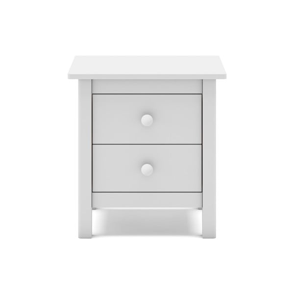Biała dziecięca szafka nocna z drewna sosnowego Max – Marckeric-image-3