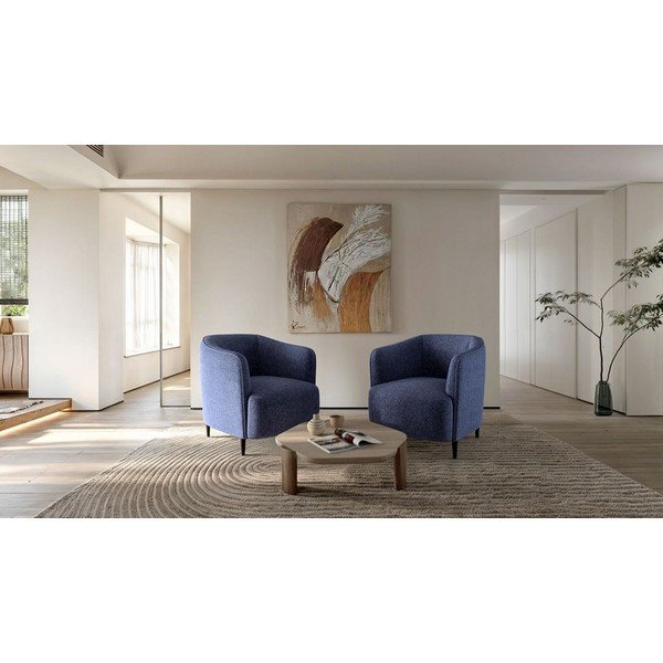 Ciemnoniebieski fotel Galbe – Ghado-image-1