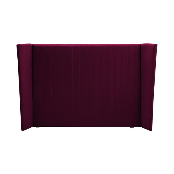 Bordowy zagłówek łóżka Cosmopolitan design Vegas, 140x120 cm
