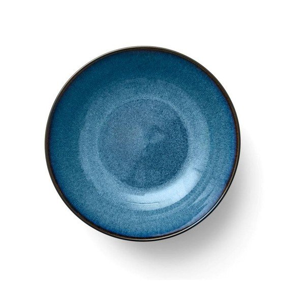 Czarno-niebieska kamionkowa miska do serwowania 1,8 l Gastro Dark Blue/Black – Bitz-image-1