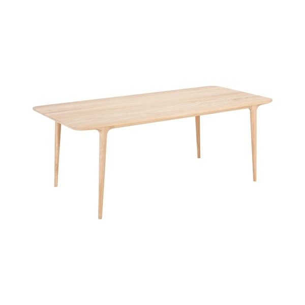 Stół z drewna dębowego Gazzda Fawn, 200x90 cm