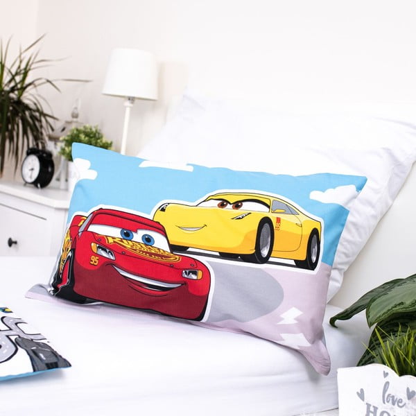 Bawełniana pościel dziecięca do łóżeczka 100x135 cm Cars – Jerry Fabrics-image-4